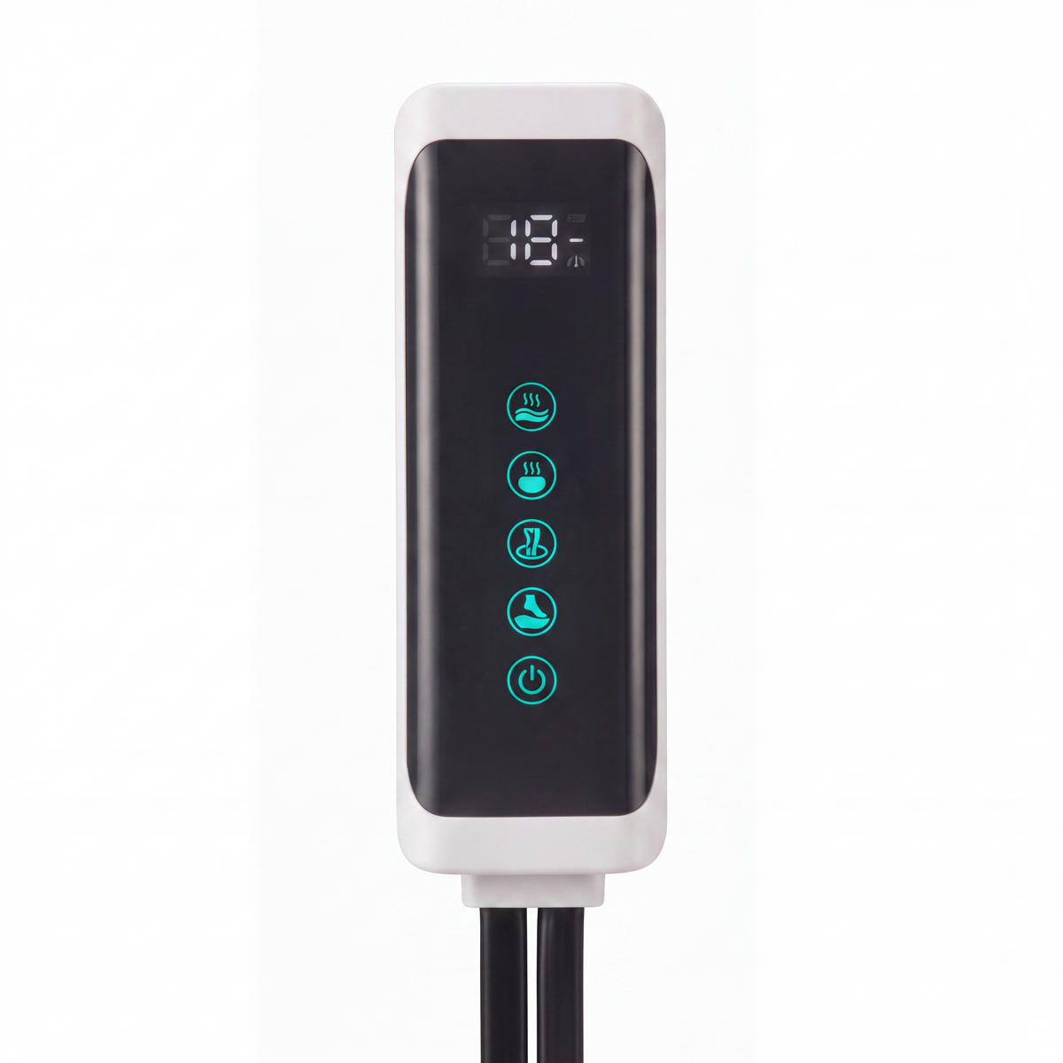 Control unit with intensity and mode buttons