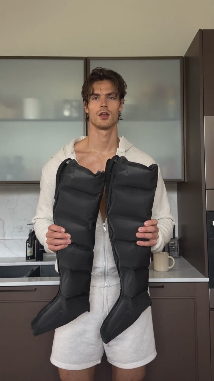 Unboxing and first look at the compression boots